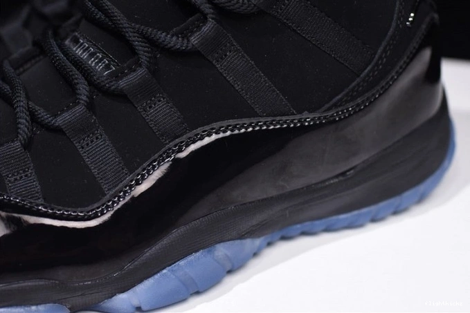 Jordan Cap 378037-005 Gown 11 and Air black 1202